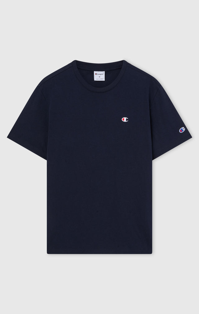 Crewneck T-shirt C Logo Navy