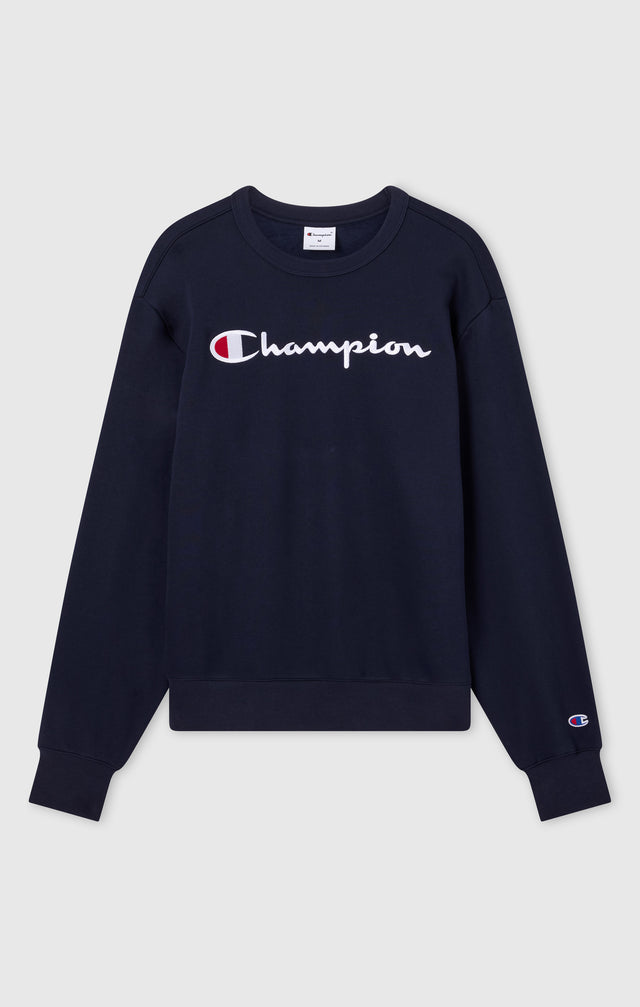 Crewneck Sweatshirt Logo Navy