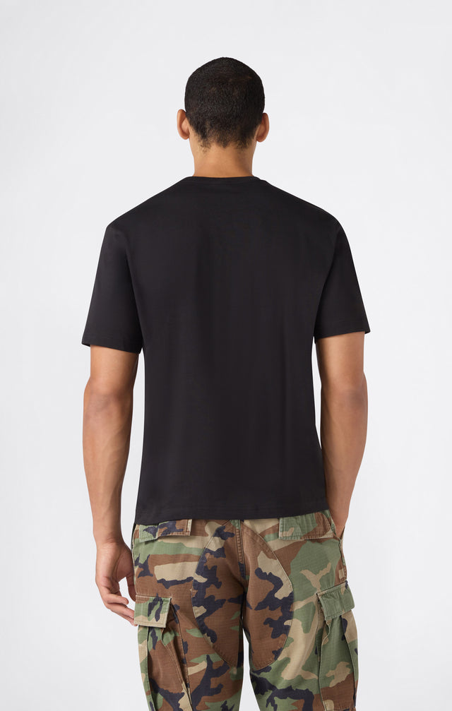 Crewneck T-shirt Logo Black