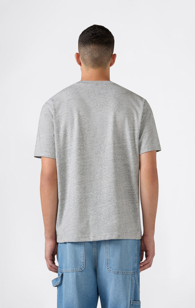 Crewneck T-shirt Logo Light Grey