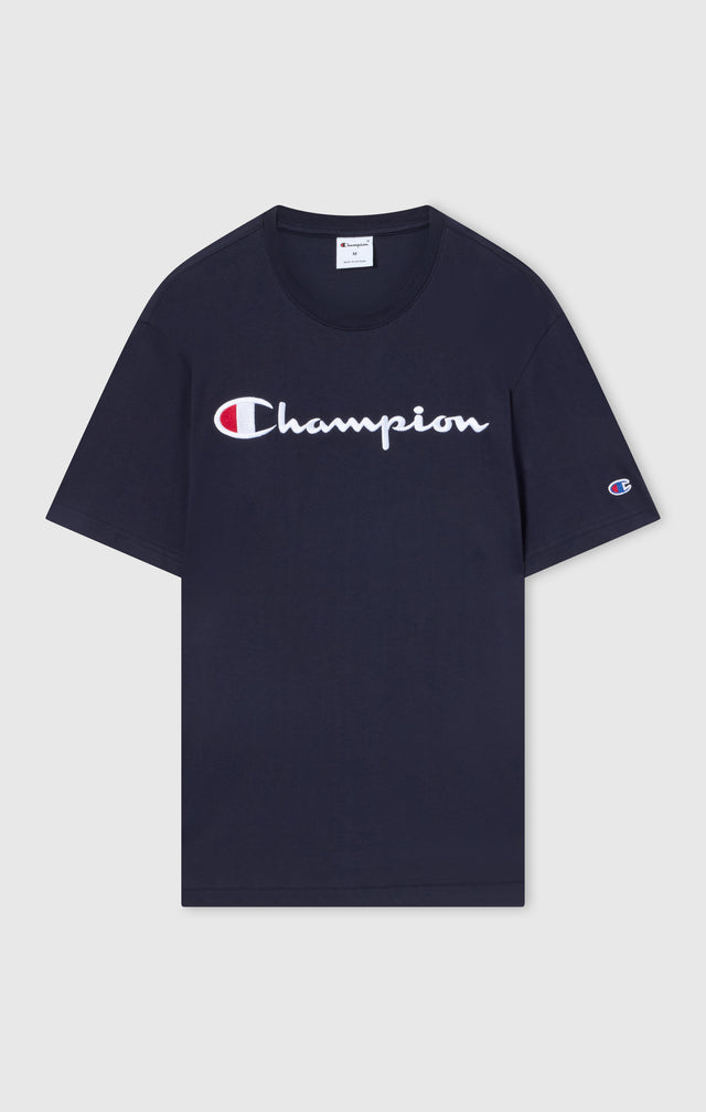 Crewneck T-shirt Logo Navy