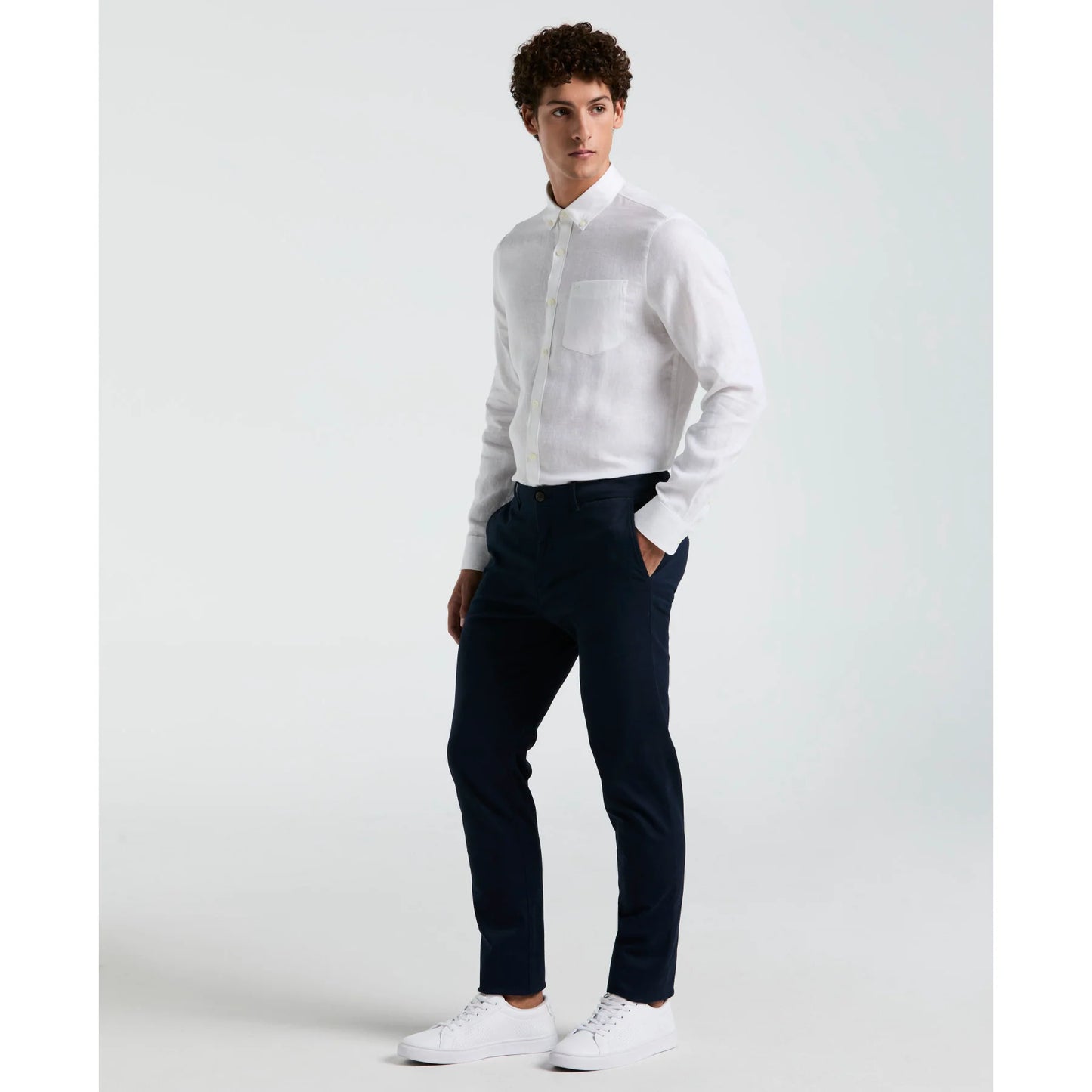 Slim Fit Chino Trouser - Navy
