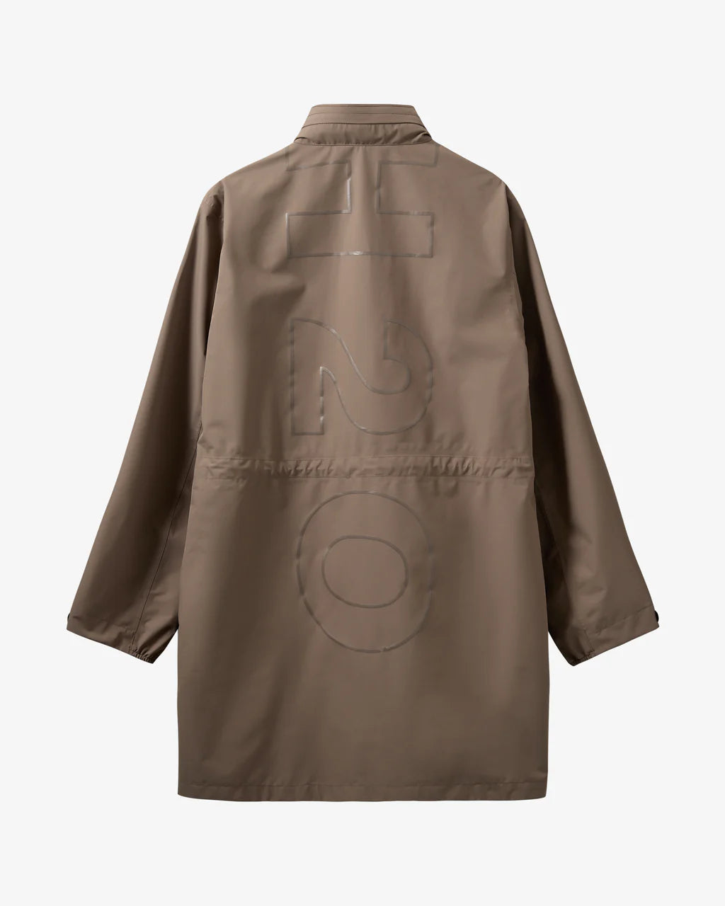 Rømø Light Weight Long Rain Jacket - Dusty Oak