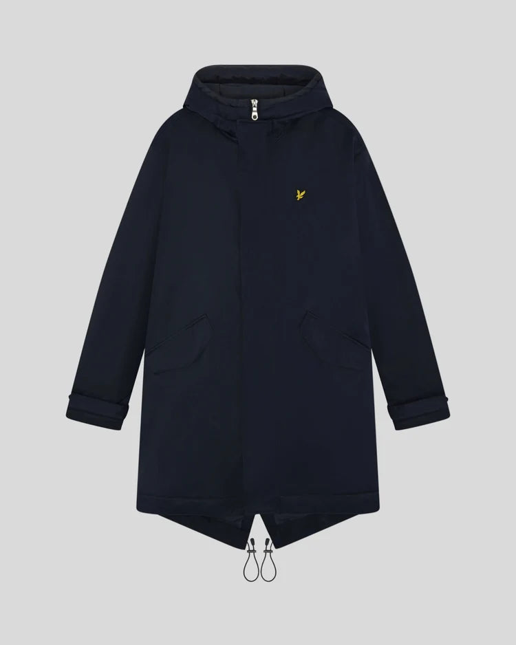 Padded Fishtail Parka - Dark Navy