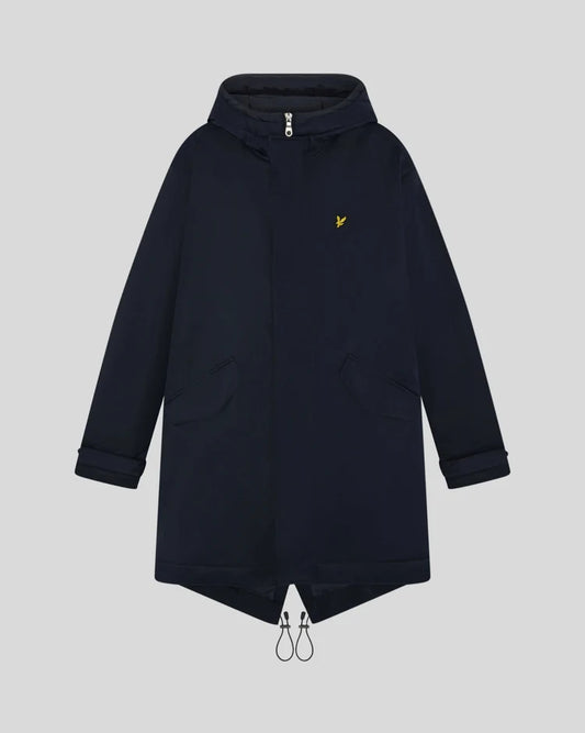 Padded Fishtail Parka - Dark Navy