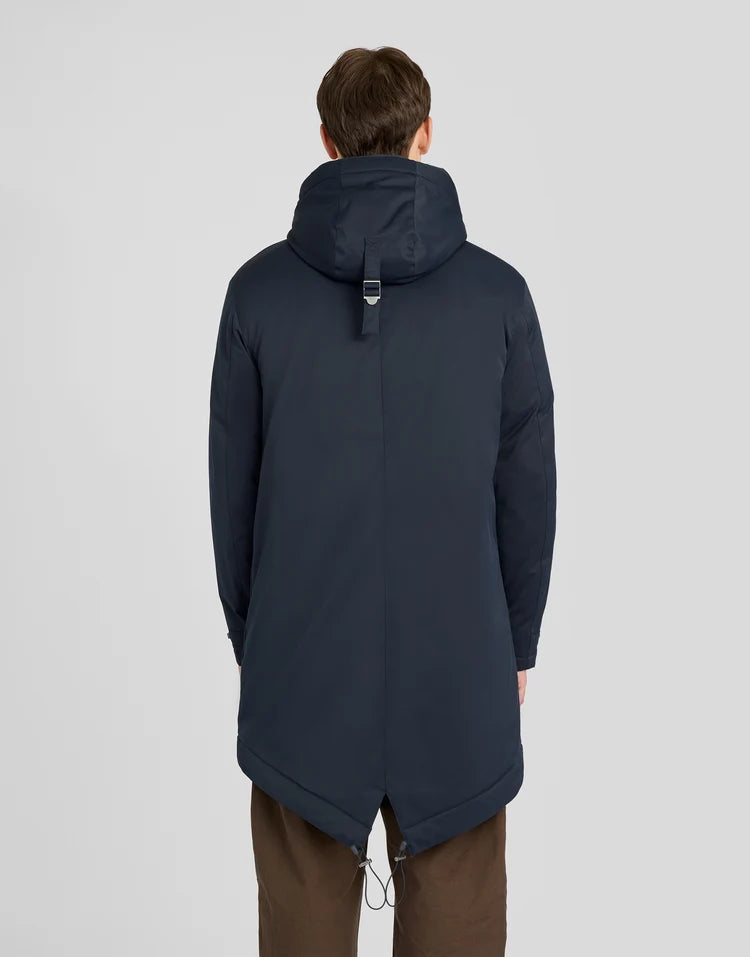 Padded Fishtail Parka - Dark Navy