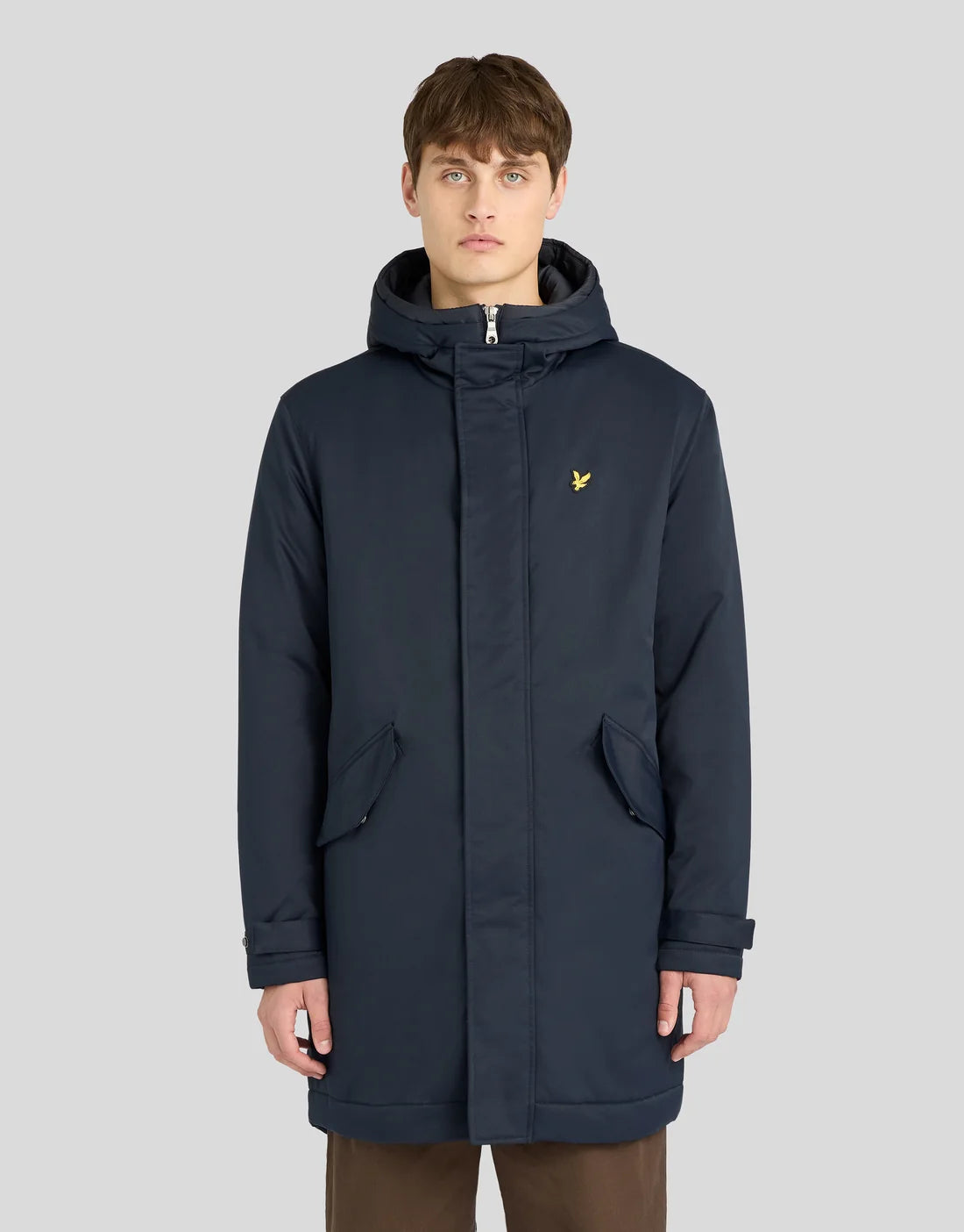 Padded Fishtail Parka - Dark Navy