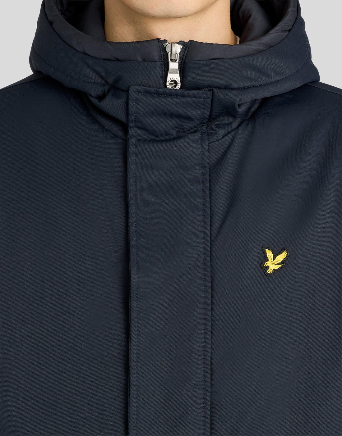 Padded Fishtail Parka - Dark Navy
