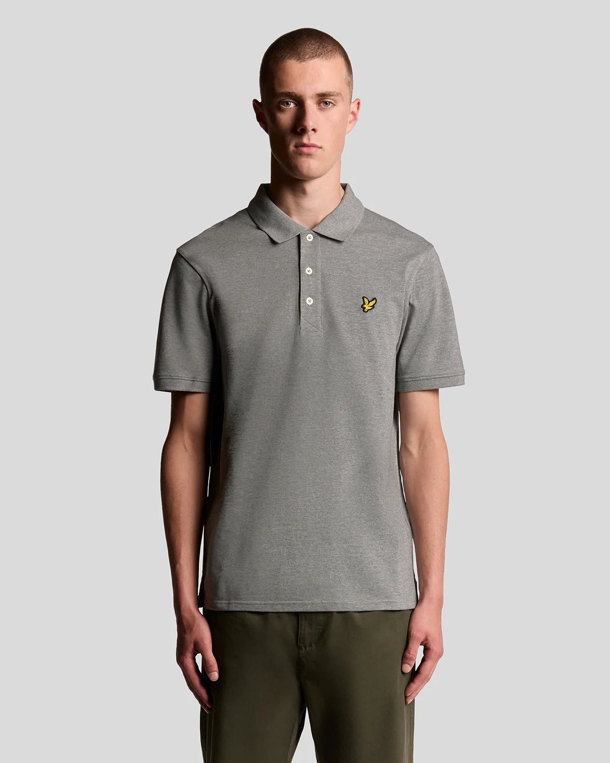 Plain Polo Shirt - Grey