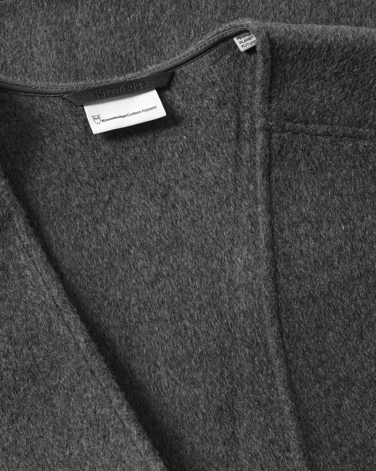 Wool vest Dark Grey Melange
