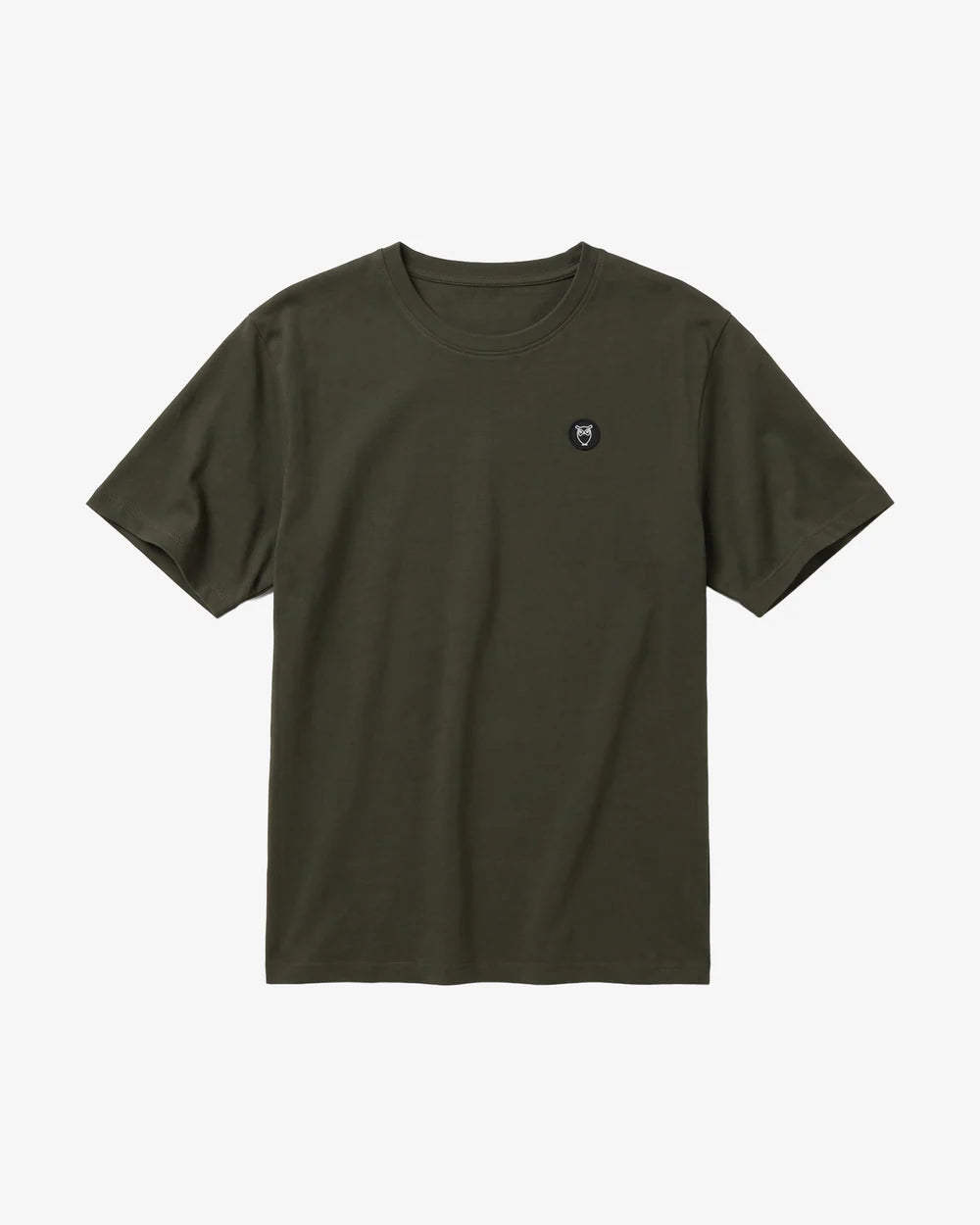 Regular fit Badge t-shirt Forest Night