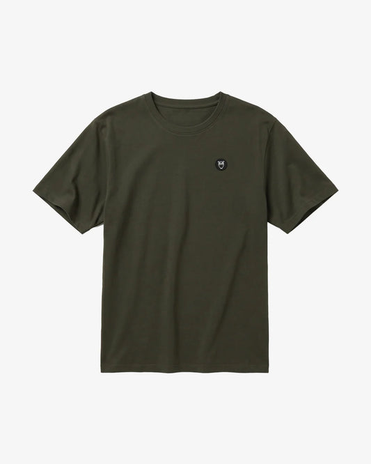 Regular fit Badge t-shirt Forest Night