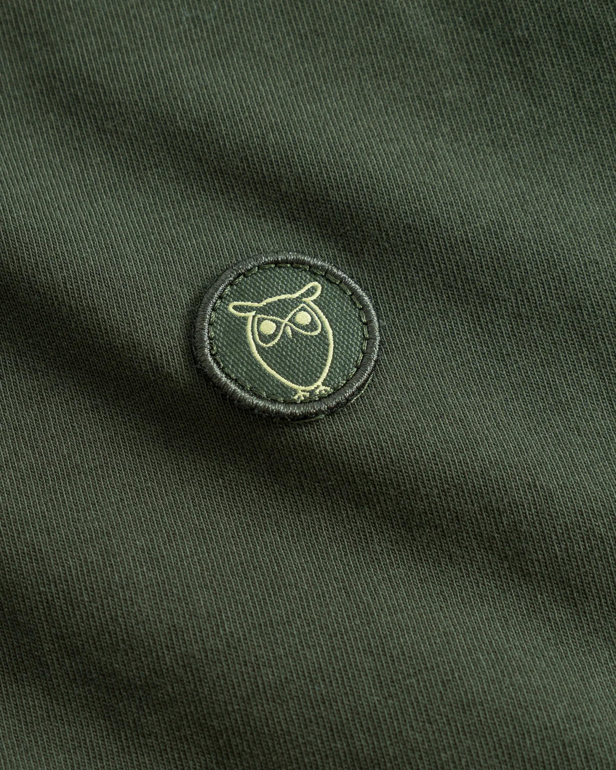Regular fit Badge t-shirt Forest Night
