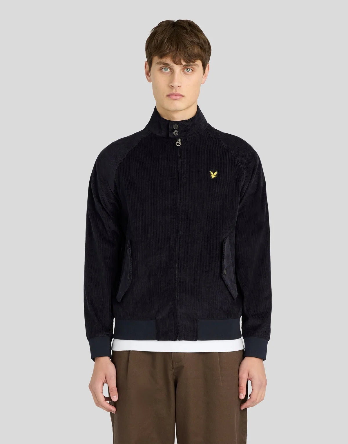 Corduroy Harrington Jacket Dark Navy