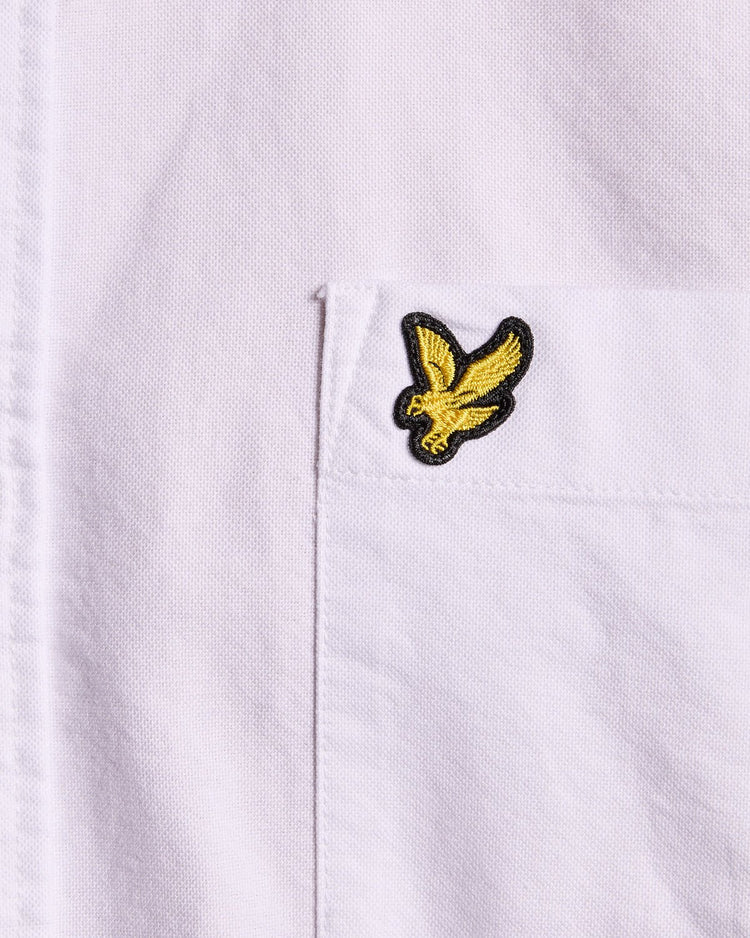 Cotton Button Down Oxford Shirt White