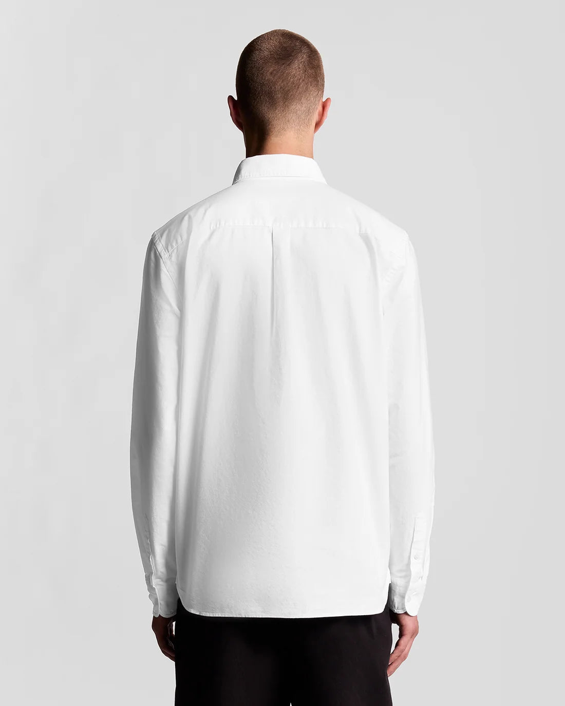 Cotton Button Down Oxford Shirt White