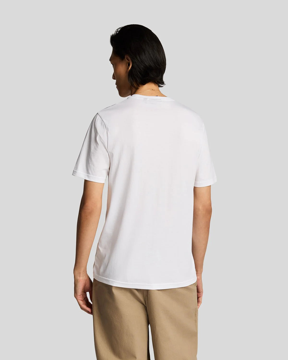 Cotton Superfine Crew Neck T-Shirt - White