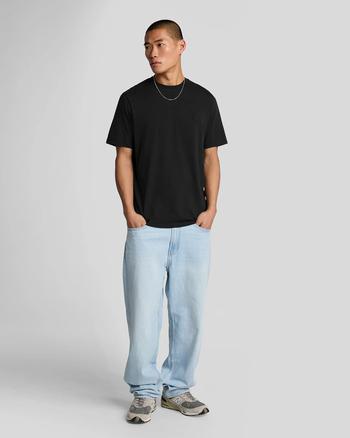 Cotton Superfine Crew Neck T-Shirt - Jet Black