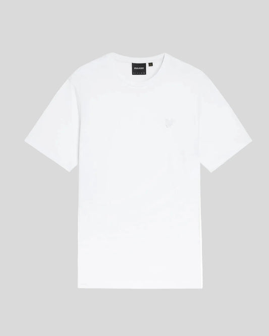 Cotton Superfine Crew Neck T-Shirt - White