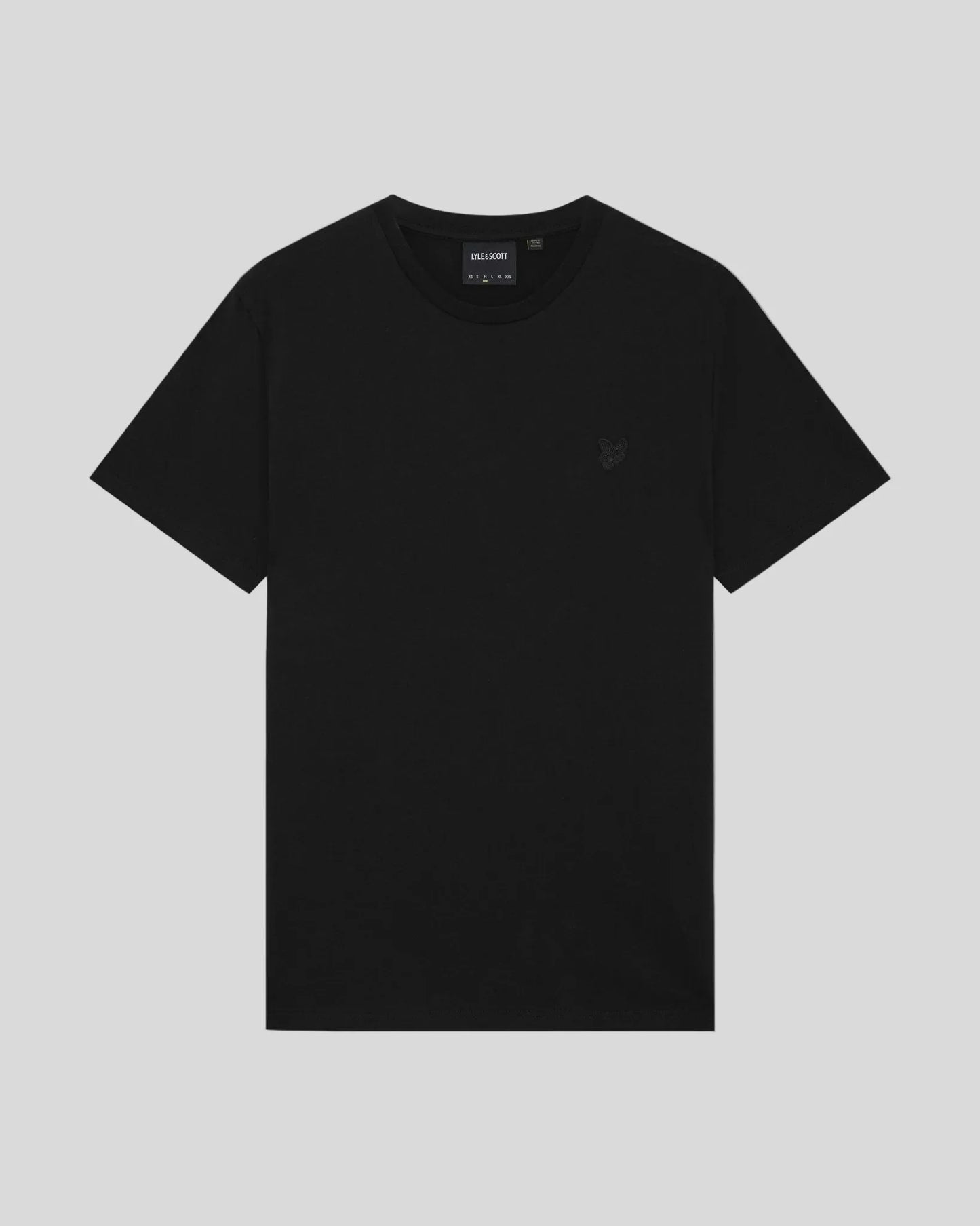 Cotton Superfine Crew Neck T-Shirt - Jet Black