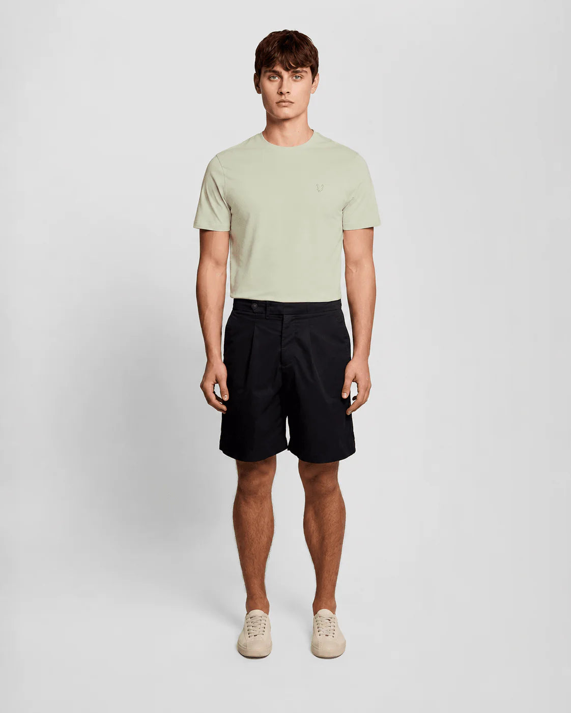 Cotton Superfine Crew Neck T-Shirt - Tender Greens