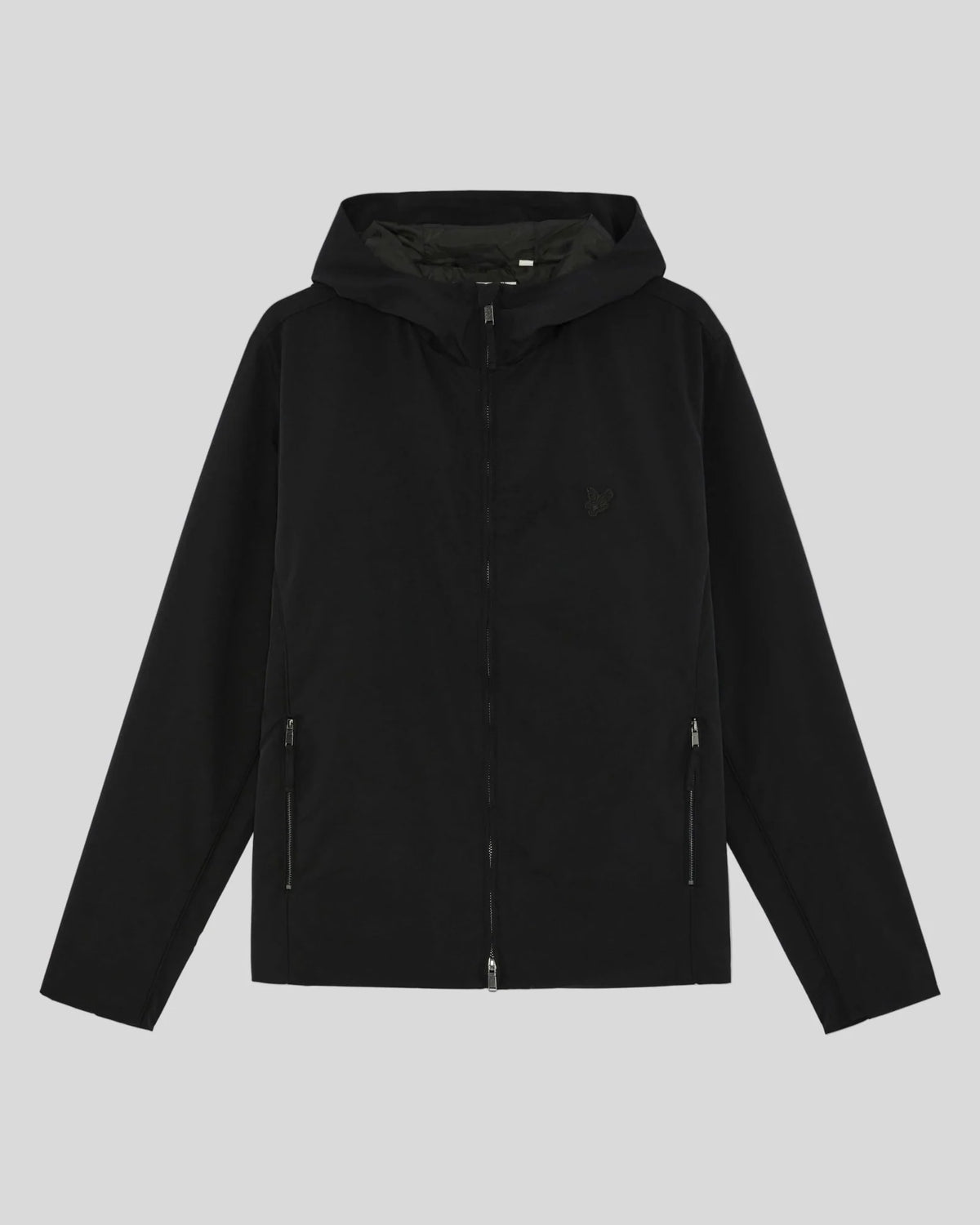 Nylon Hooded Jacket - Black
