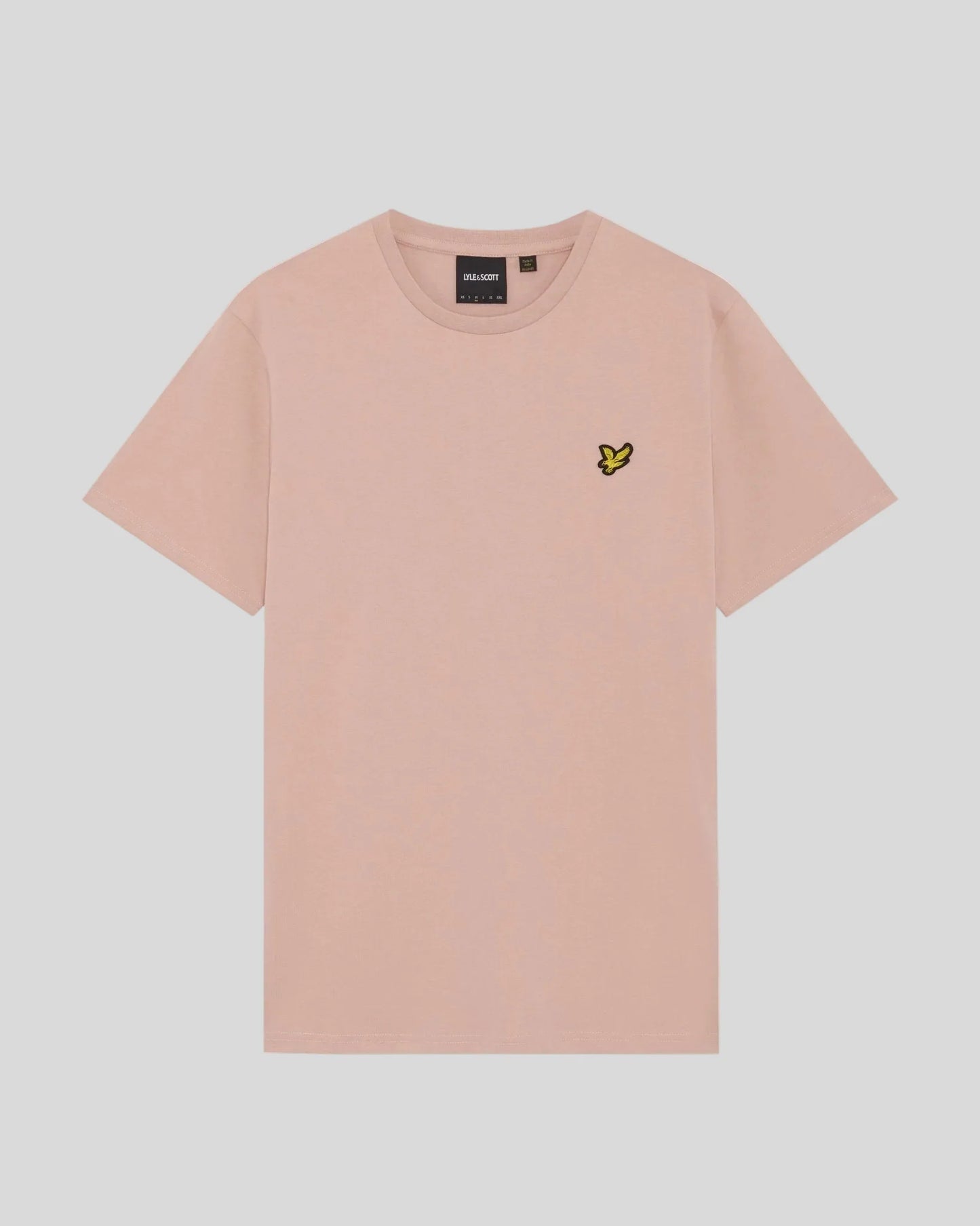 Cotton Crew Neck T-Shirt - Pink Grapefruit