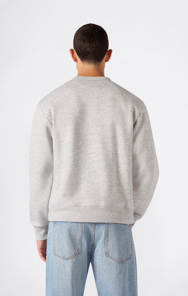 Crewneck Sweatshirt Logo Light Grey