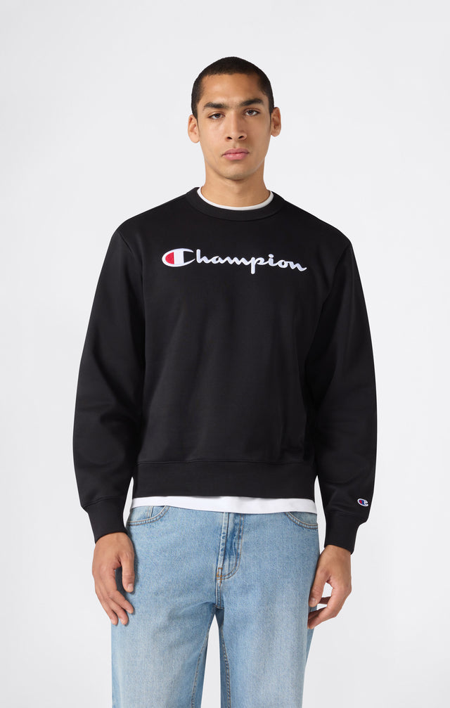 Crewneck Sweatshirt Logo Black