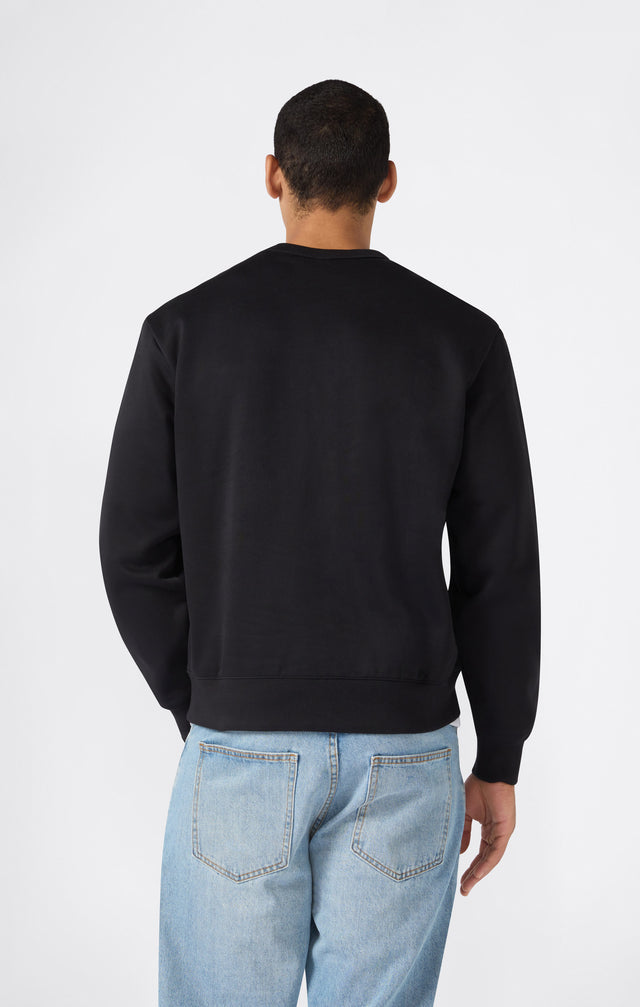 Crewneck Sweatshirt Logo Black