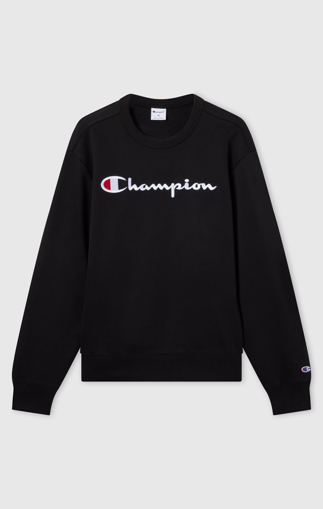 Crewneck Sweatshirt Logo Black