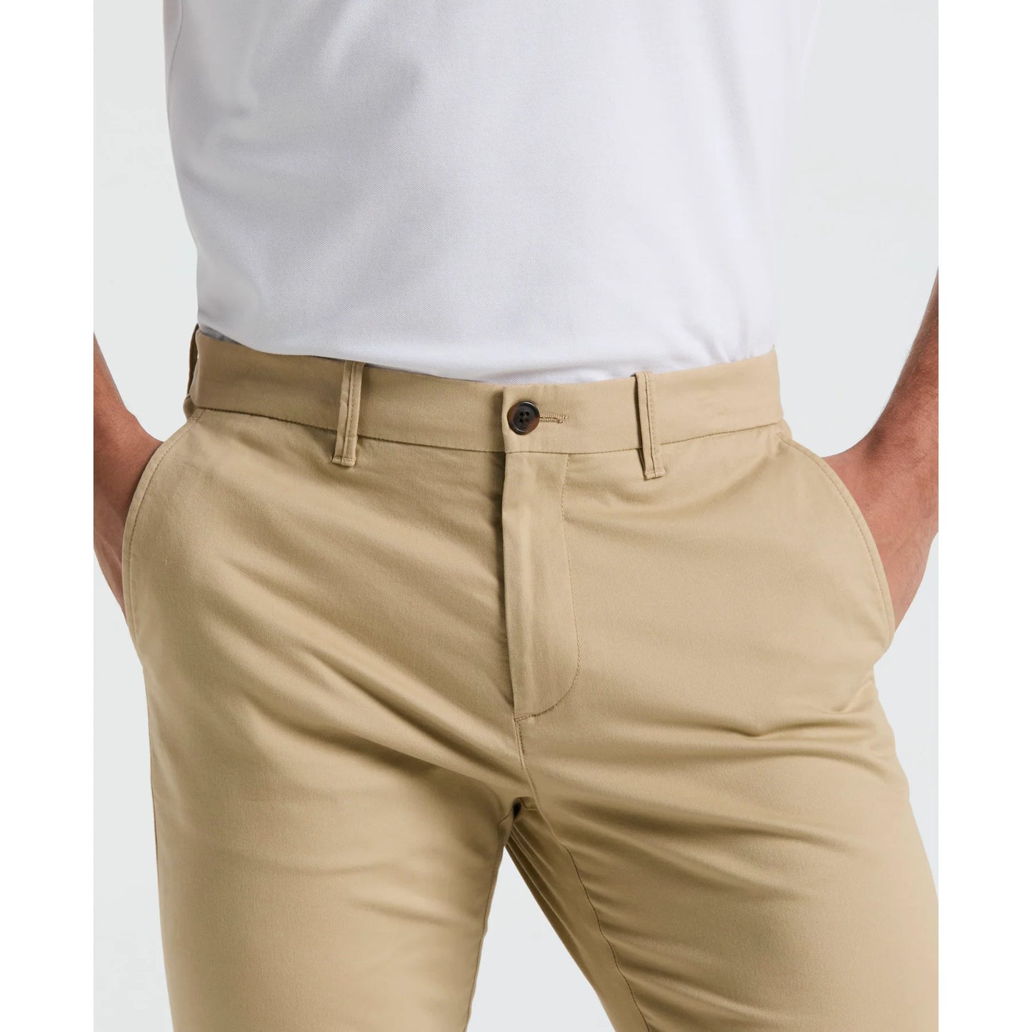 Slim Fit Chino Trouser - Beige