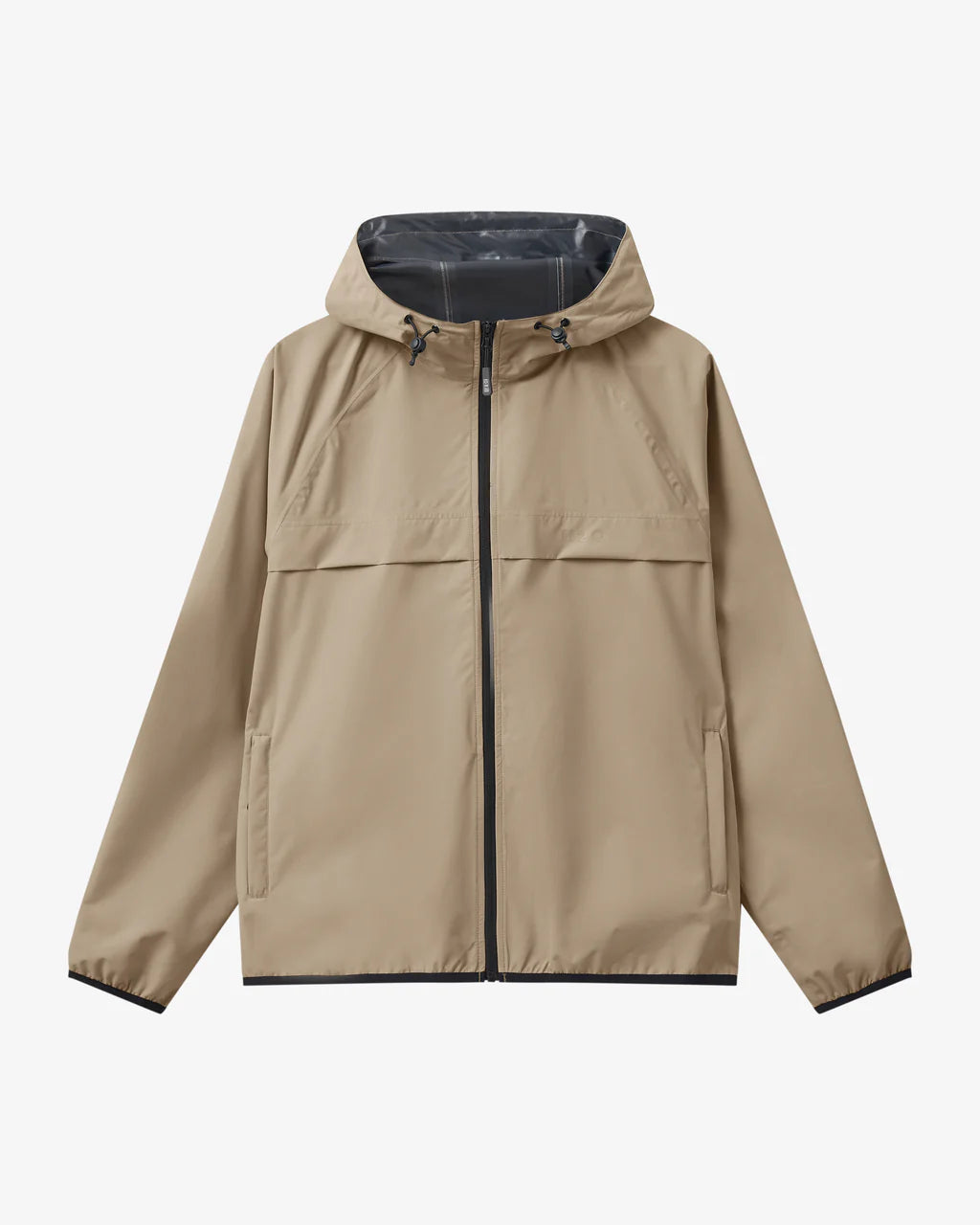Rømø Light Weight Packable Rain Jacket - Warm Grey
