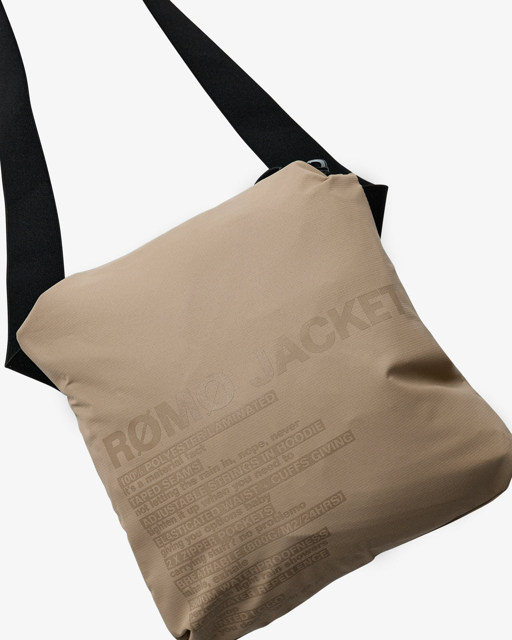 Rømø Light Weight Packable Rain Jacket - Warm Grey