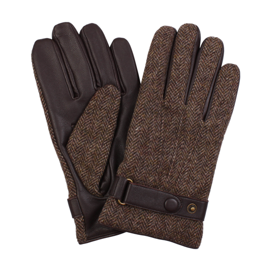 Amanda Christensen Fishbone & Leather Gloves