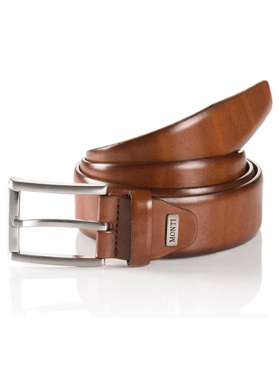 Monti London Cognac Leather Belt