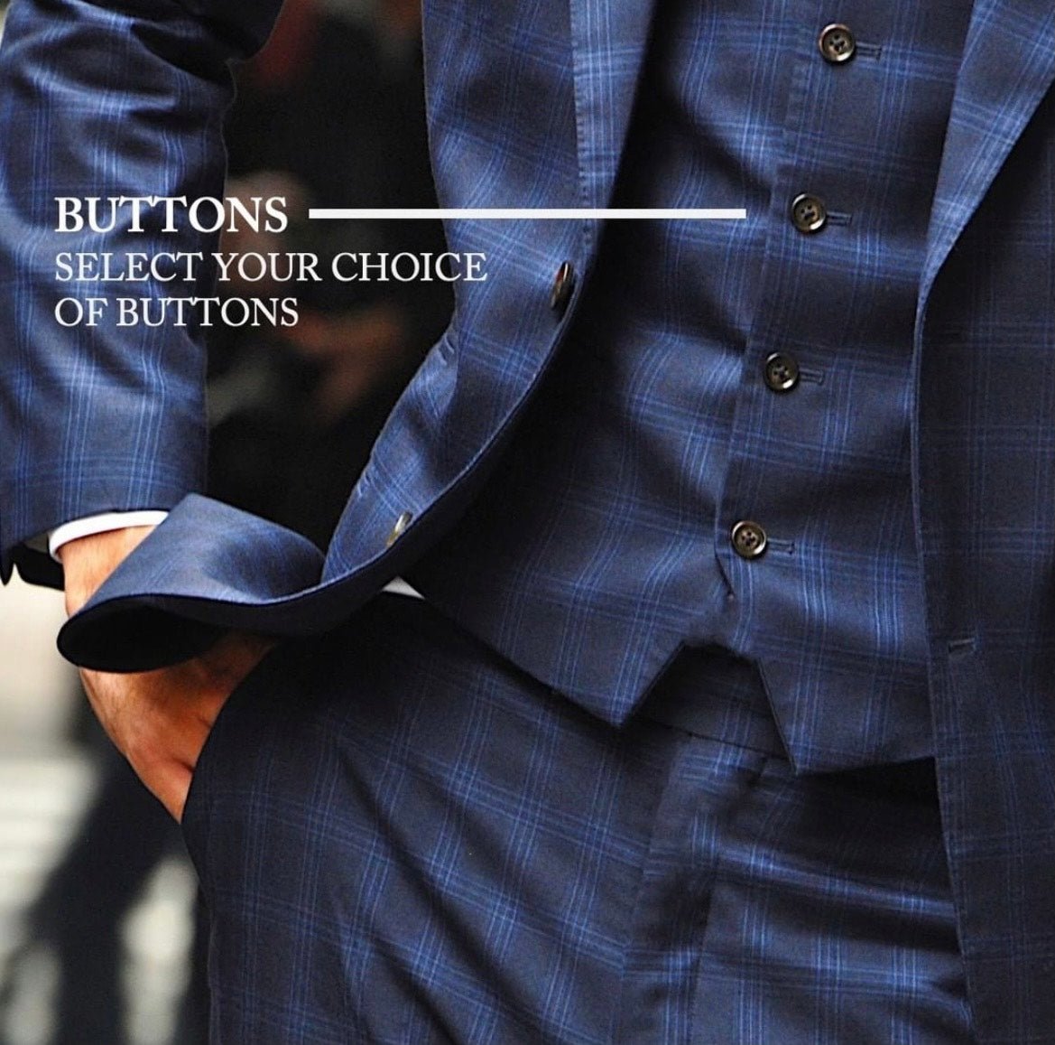 Made To Measure Three Piece Suit Pinstripe Punk